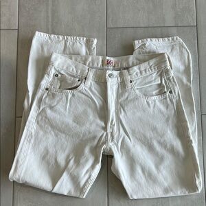 Levi's Men's White 501 Button-Fly Jeans Size 32/30